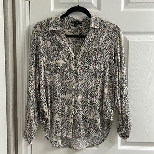Snakeskin Pattern Blouse